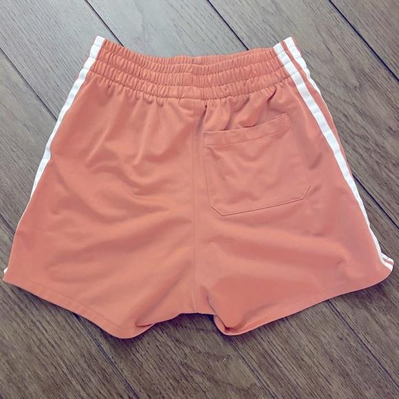 Salmon Pink Adidas Originals Shorts - Picture 2 of 3